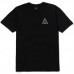 Camiseta Manga Corta HUF Set Triple Triangle Negra